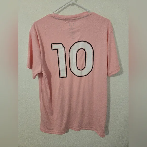 Lionel Messi #10 Miami Pink International Jersey Mens Medium Soccer Futbol - Picture 2 of 6